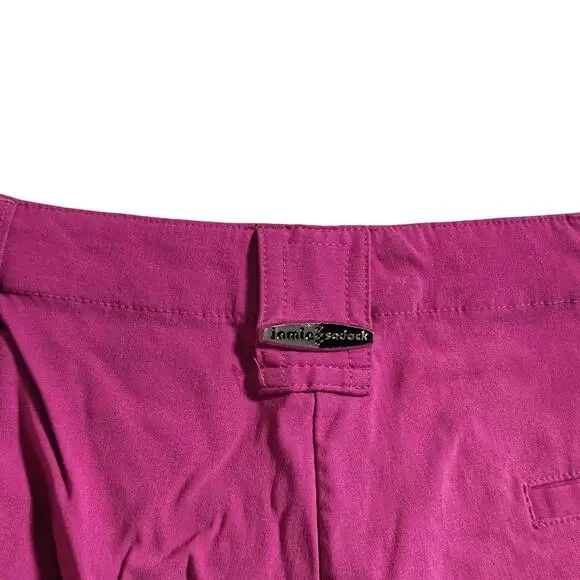 Jamie Sadock  golf activewear shorts bermuda length Women's Size 8 in Pink - Picture 9 of 9